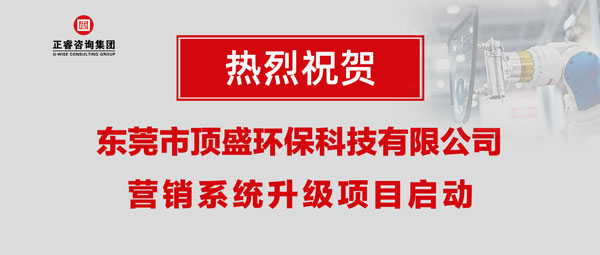 東莞市頂盛環(huán)保科技有限公司營(yíng)銷(xiāo)系統(tǒng)升級(jí)項(xiàng)目啟動(dòng)